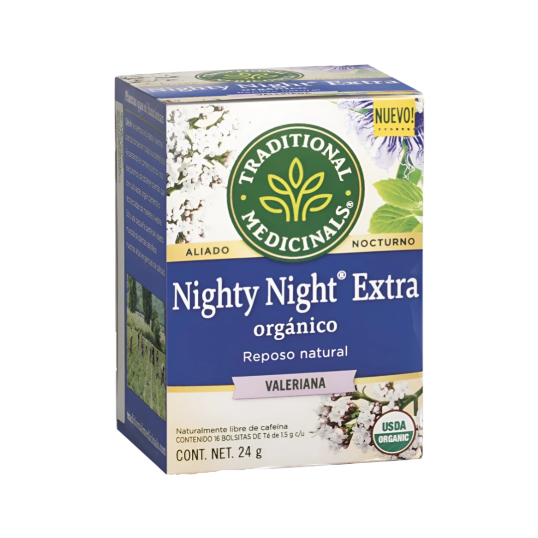 Té Relajante Orgánico para Dormir Nighty Night Traditional Medicinals 24g