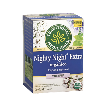 Té Relajante Orgánico para Dormir Nighty Night Traditional Medicinals 24g