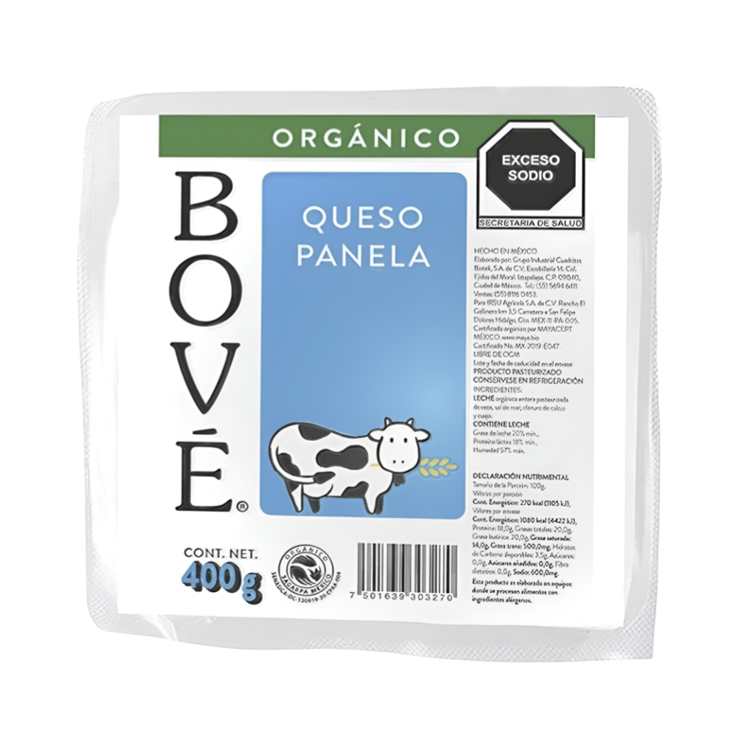 Queso Panela Orgánico Bové 400g