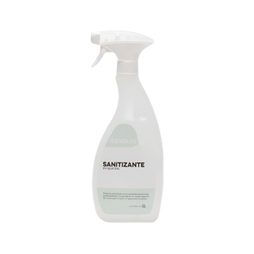 Sanitizante EV-QUATZAL Listo para uso Evolve Verde 1L