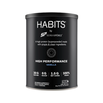 Proteína Habits By SP Vainilla Colección High Performance 578g