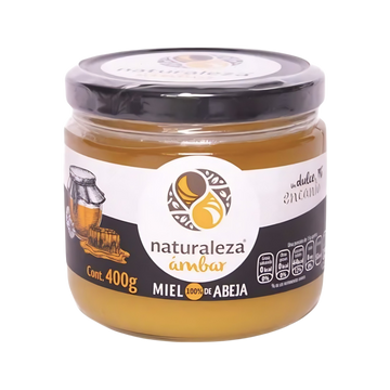 Miel de Abeja 100% Pura Naturaleza Ámbar 400g