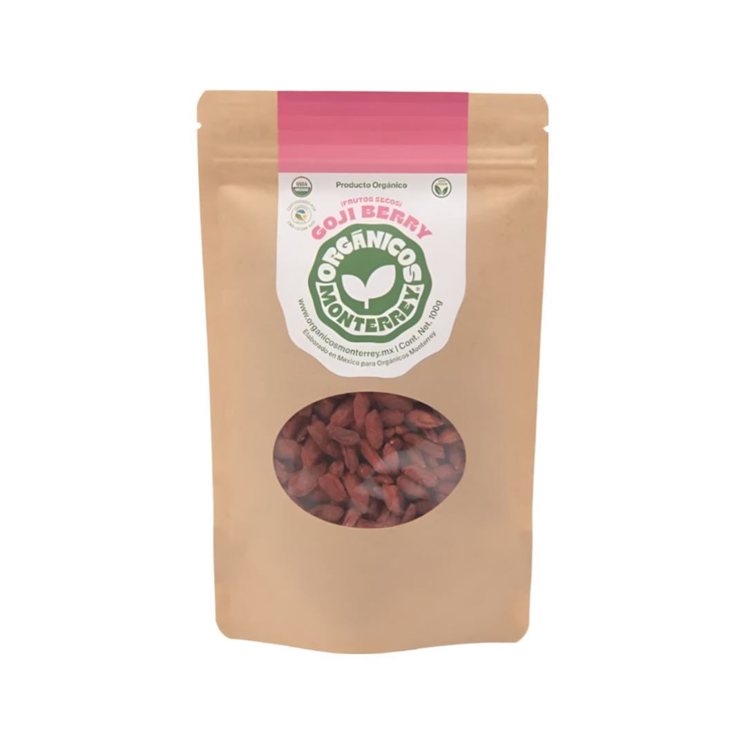 Goji Berries Orgánicas Orgánicos Monterrey 100g