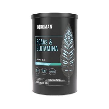 BCAAS y Glutamina Mora Limon Birdman 405gr