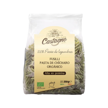 Pasta De Chícharo Fusilli Orgánico Castagno 250g