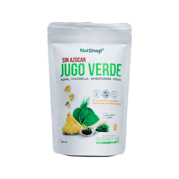 Jugo verde en polvo sin azúcar Orgánico Nat Shop