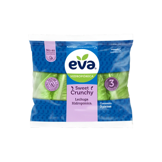 Lechuga Sweet Crunchy Bolsa Charola Eva 3 Pz