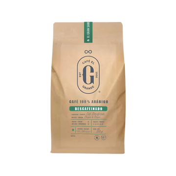 Café Descafeinado Molido El Grande 350g