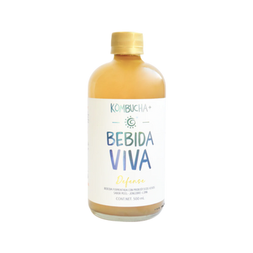 Kombucha Defense Miel-Jengibre-Lima Bebida Viva 500ml