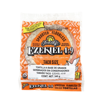 Tortillas Orgánicas de Cereales Germinados sin harina EZEKIEL 4:9 340g