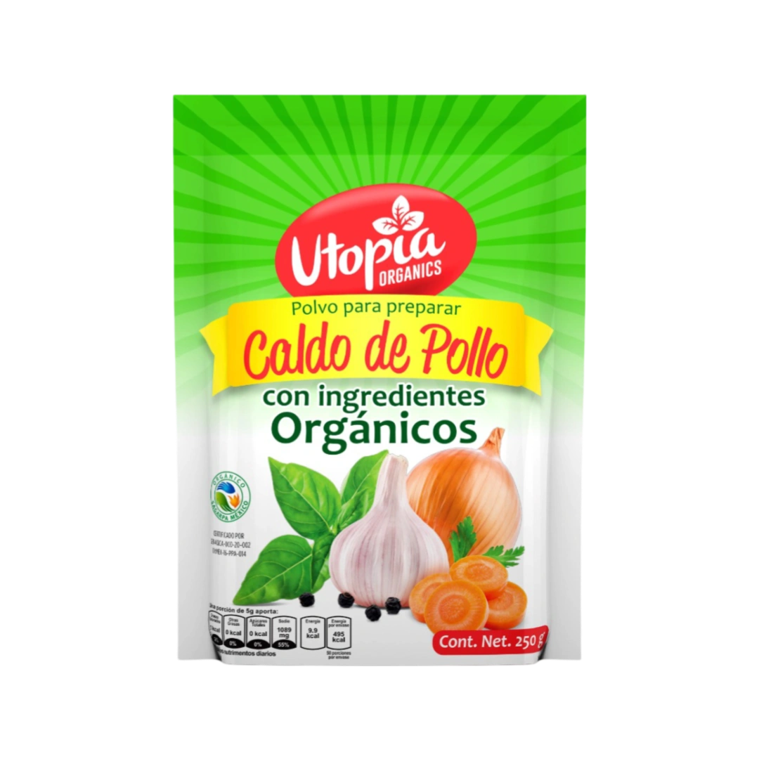 Caldo De Pollo Orgánico Utopia 250g