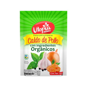 Caldo De Pollo Orgánico Utopia 250g