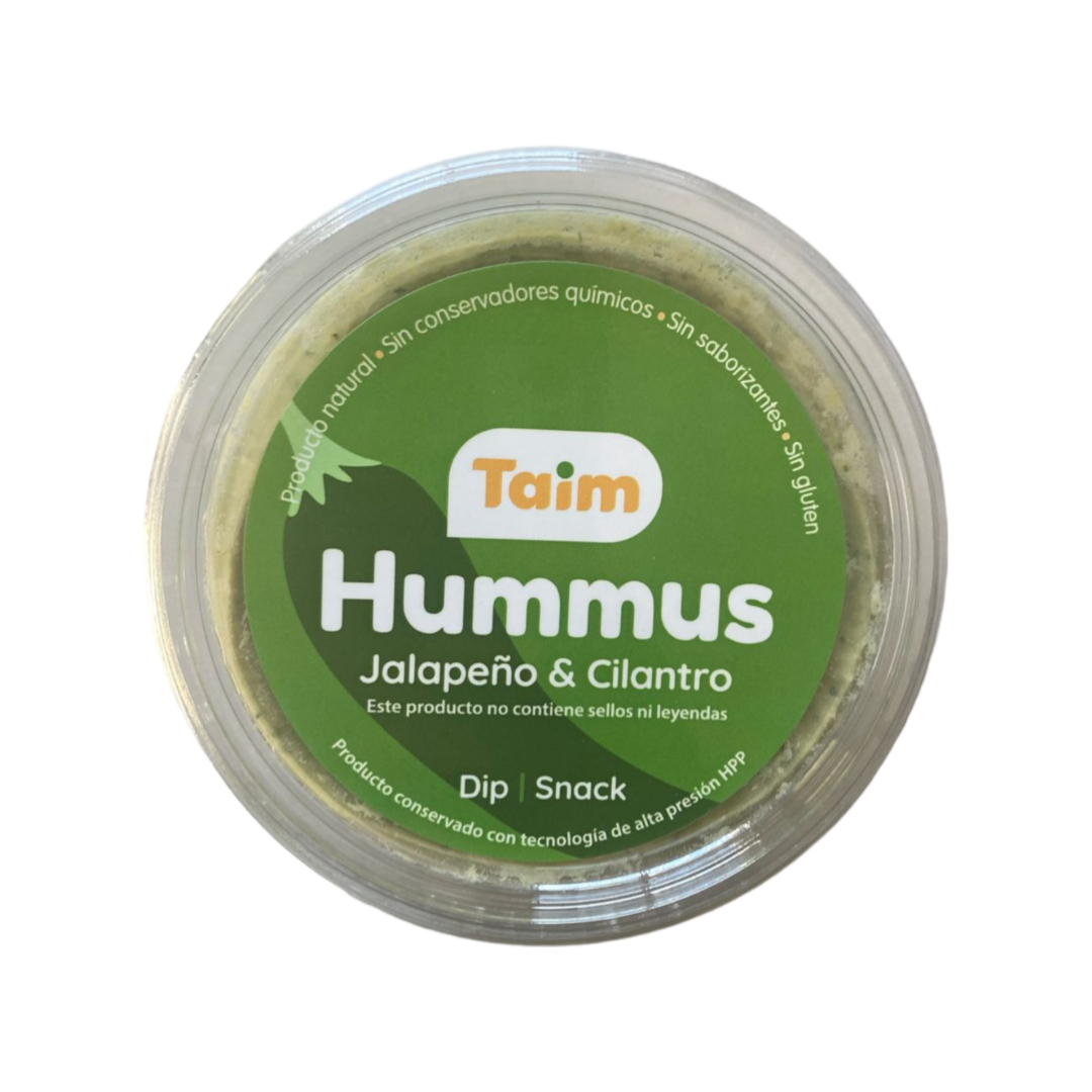 Hummus Jalapeño y Cilantro Taim 260g