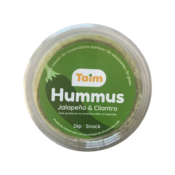 Hummus Jalapeño y Cilantro Taim 260g