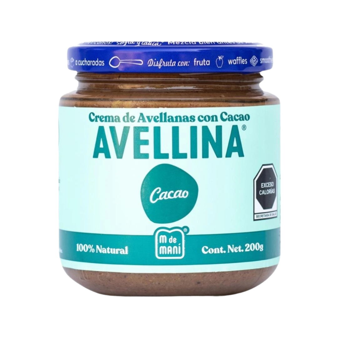 Avellina Cacao Frasco M de Maní 200g