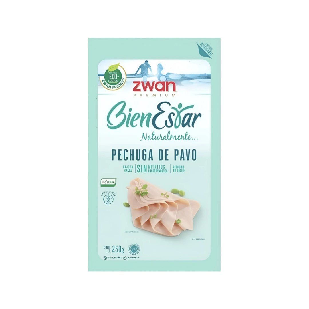 Pechuga de Pavo Bienestar Zwan 250g