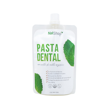 Pasta Dental Natural - Menta Orgánica NatShop 100g