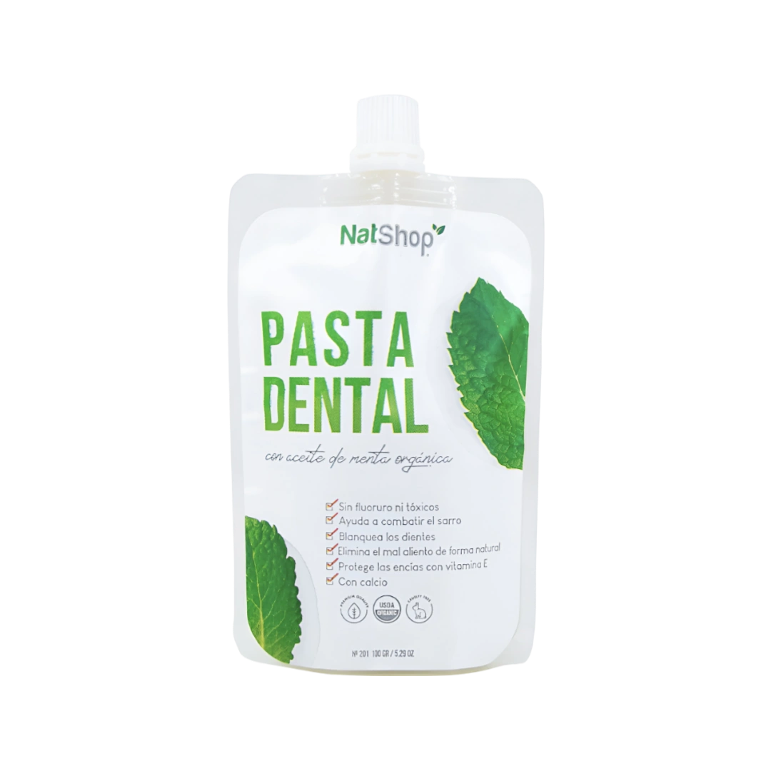 Pasta Dental Natural - Menta Orgánica NatShop 100g