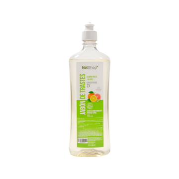 Jabón para Trastes Concentrado Cítricos Orgánicos NatShop 750ml