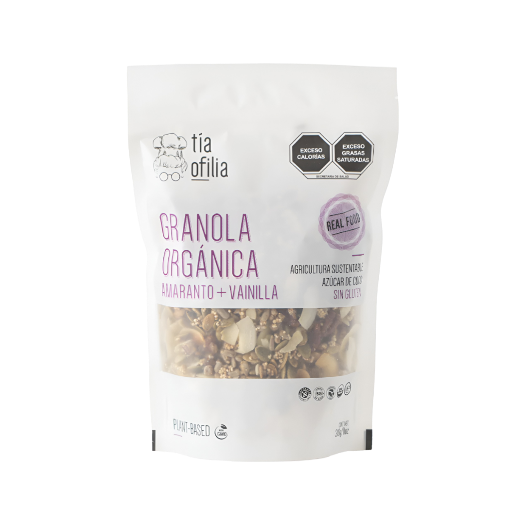 Granola Amaranto y Vainilla Orgánica Tía Ofilia 310g