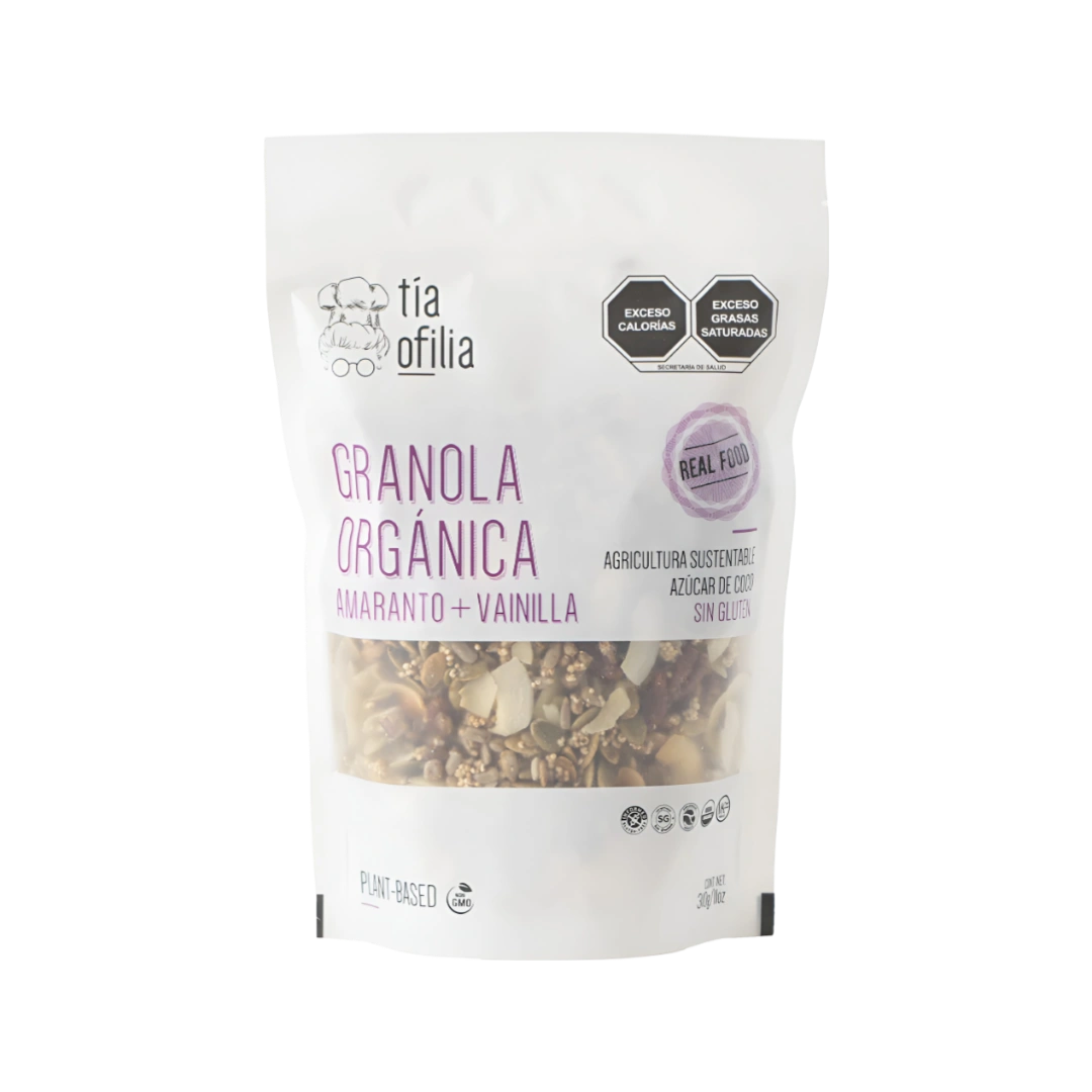 Granola Amaranto y Vainilla Orgánica Tía Ofilia 310g