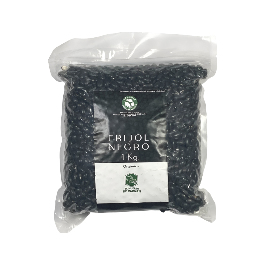 Frijol Negro Orgánico El Huerto de Carmen 1 kg