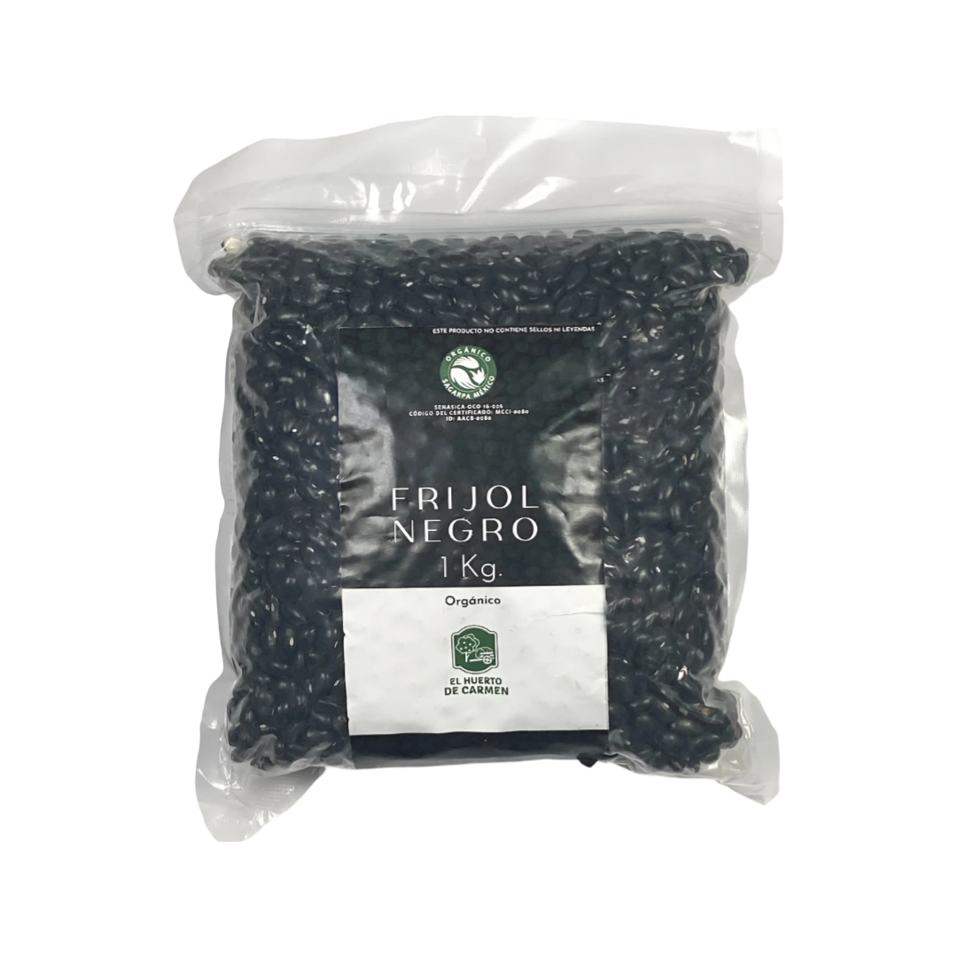 Frijol Negro Orgánico El Huerto de Carmen 1 kg