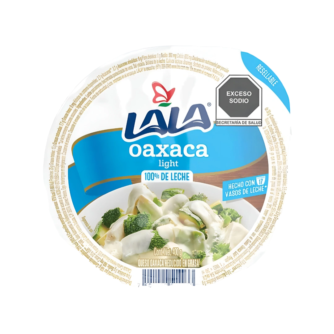 Queso Oaxaca Light Lala 400g