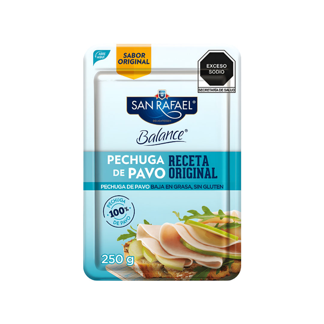 San Rafael Pechuga de Pavo Balance Gruesa 250g