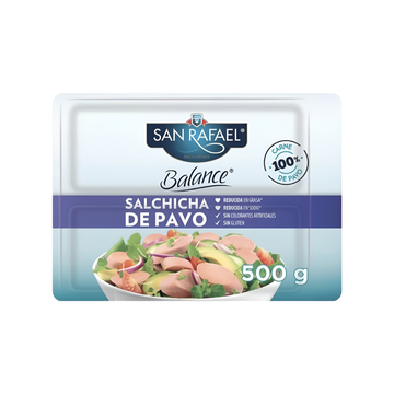 Salchicha de Pavo Balance San Rafael 500g