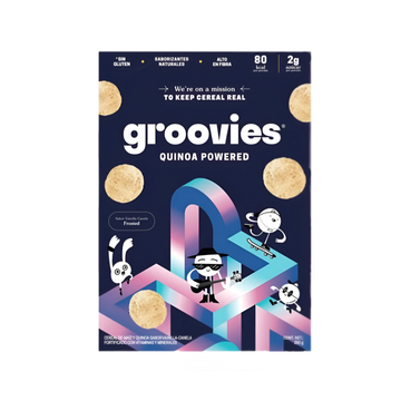 Cereal de Maíz y Quinoa Sabor Vainilla-Canela Groovies 250g