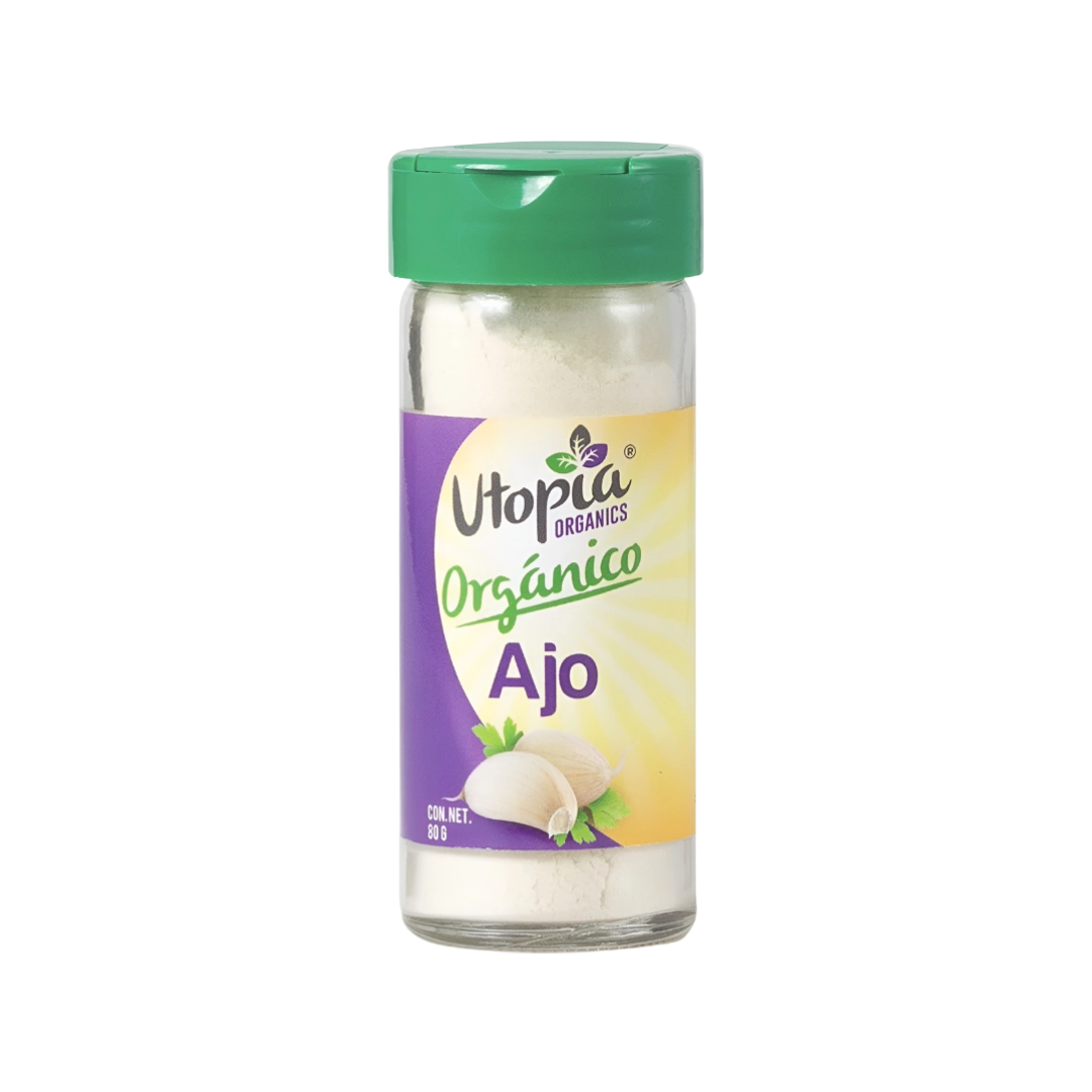 Ajo en Polvo Orgánico Utopia 80g