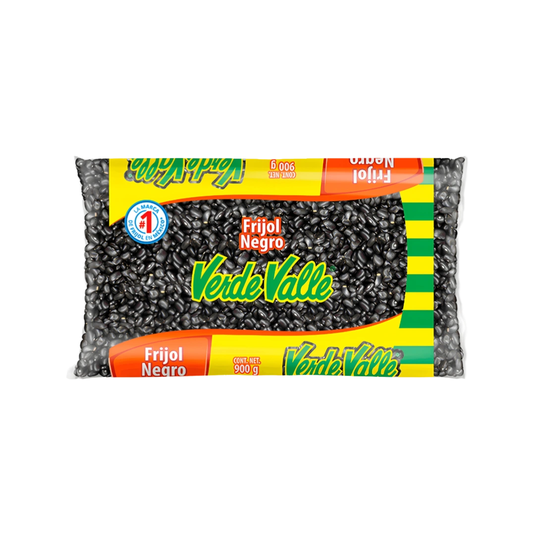 Frijol Negro Verde Valle 900g