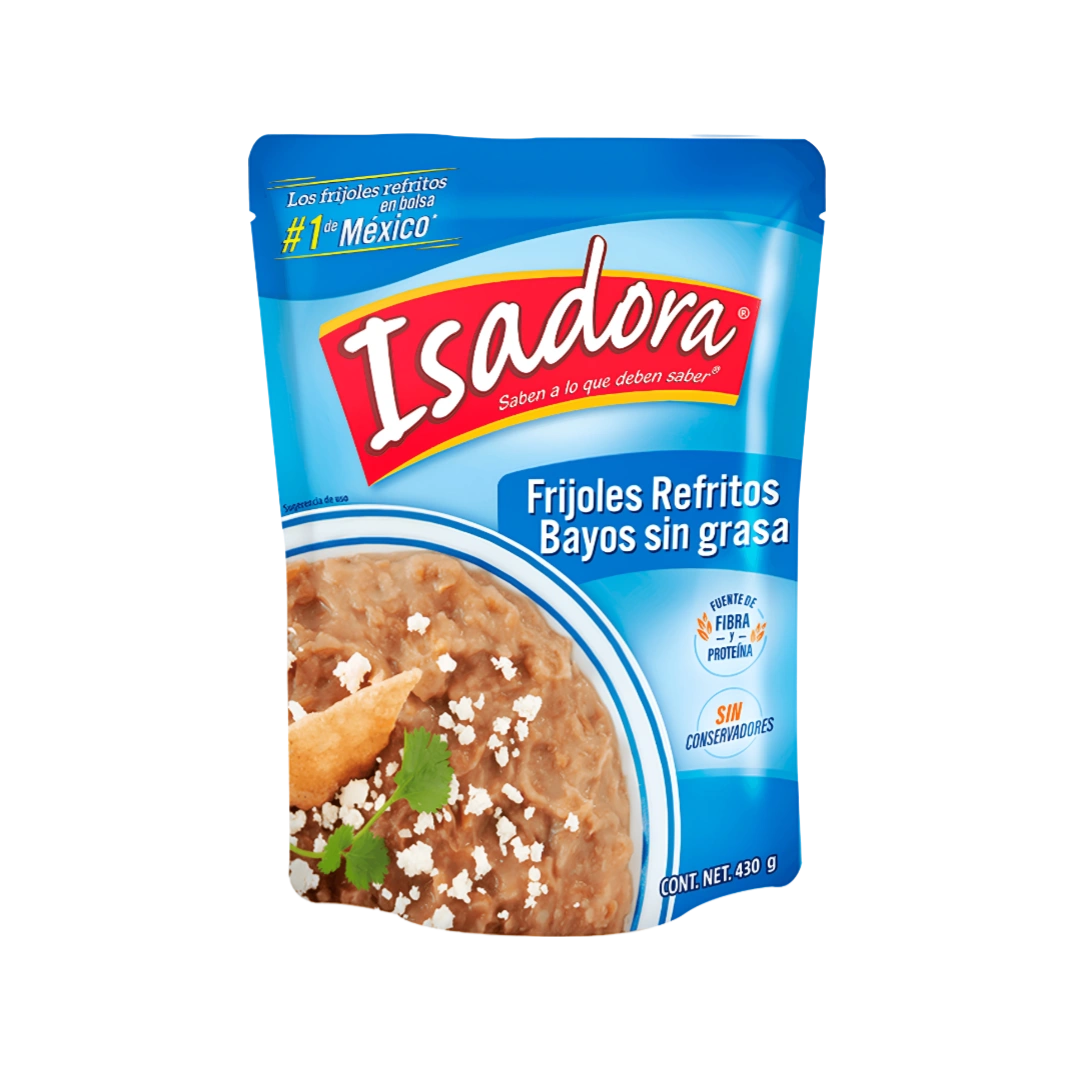 Frijol Refrito Bayo Sin Grasa Isadora 430g