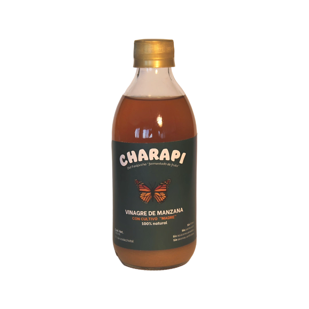 Vinagre de Manzana con Cultivo Madre Charapi 350ml