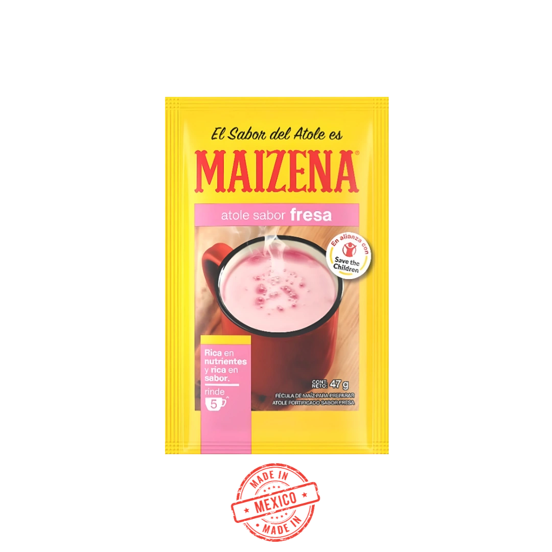 Atole Sabor Fresa Maizena 47g
