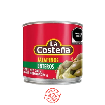 Jalapeño Entero La Costeña 380g