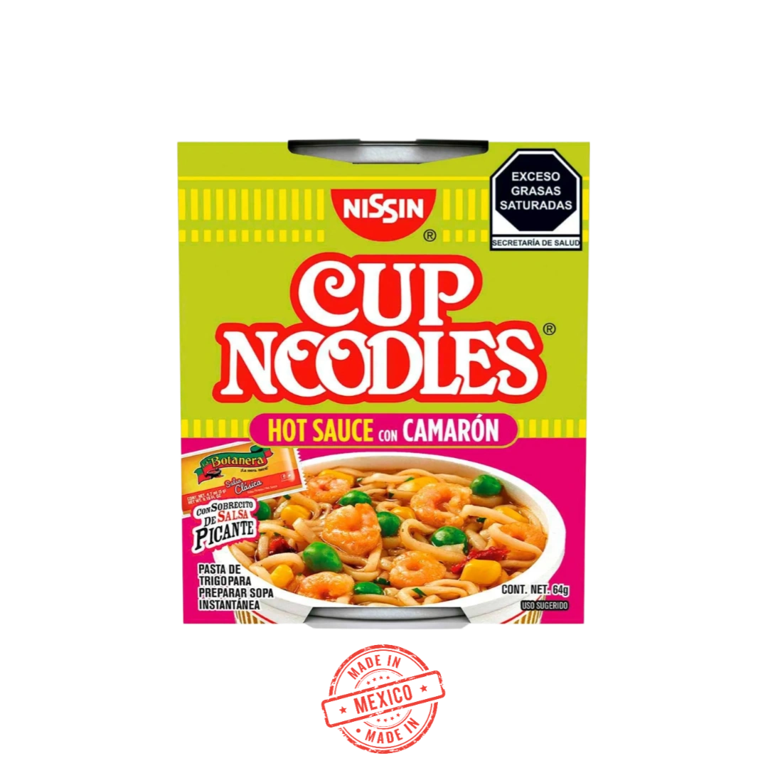 Sopa Instantánea de Camarón con Salsa Nissin 64g