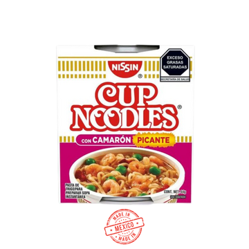 Sopa Instantánea de Camarón Picante Nissin 64g