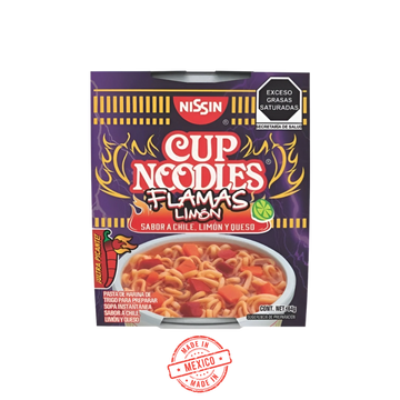 Sopa Instantánea Flamas Limón Nissin 64g