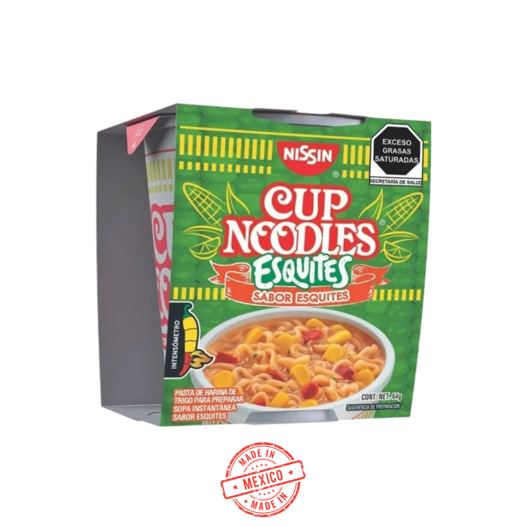 Sopa Instantánea Sabor a Esquites Nissin 64g