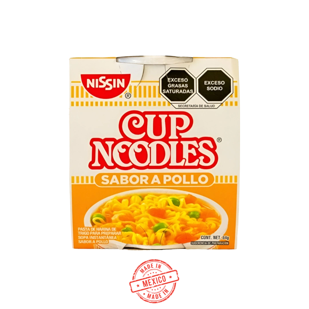 Sopa Instantánea Sabor a Pollo Nissin 64g