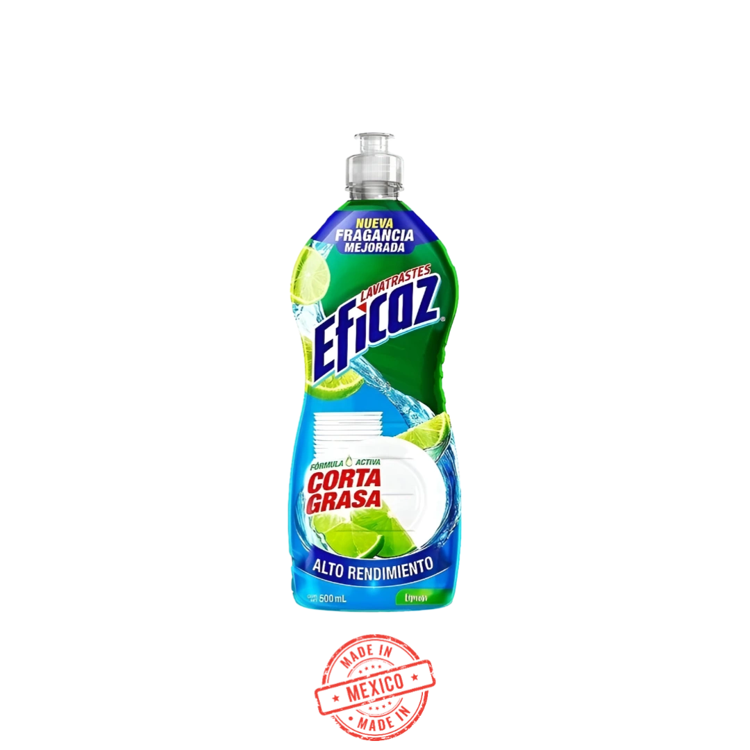 Lavatrastes Liquido Limón Eficaz 500ml