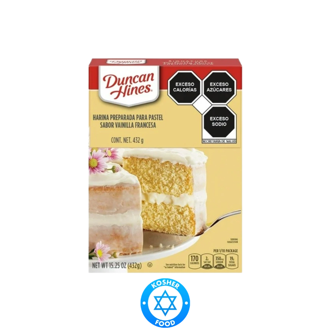 Harina Pastel Vainilla Francesa Duncan Hines 432g