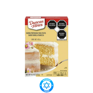 Harina Pastel Vainilla Francesa Duncan Hines 432g