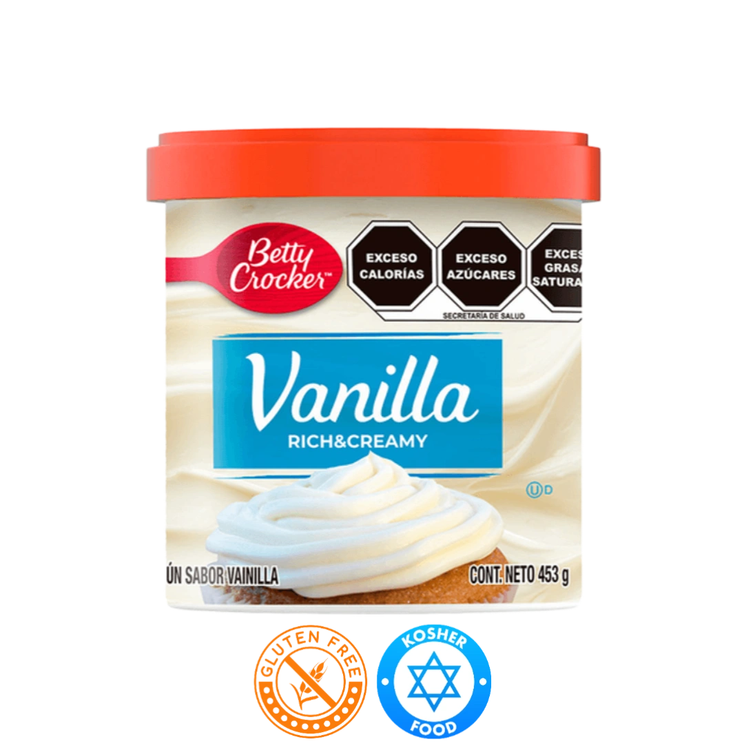 Betun Rich & Creamy Vainilla Betty Crocker 453g
