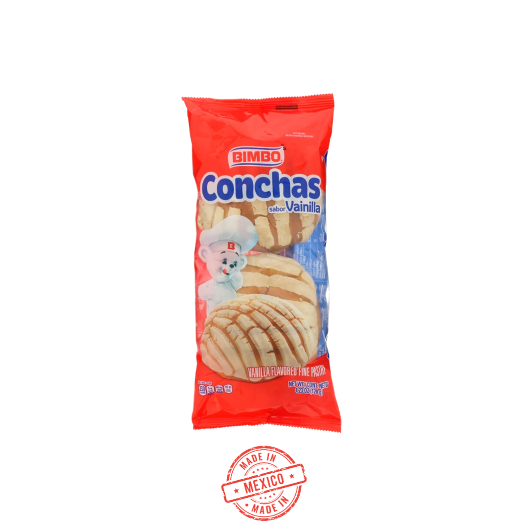 Conchas Vainilla Bimbo 2 Pzas 120g