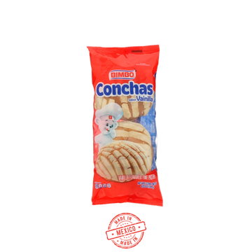 Conchas Vainilla Bimbo 2 Pzas 120g