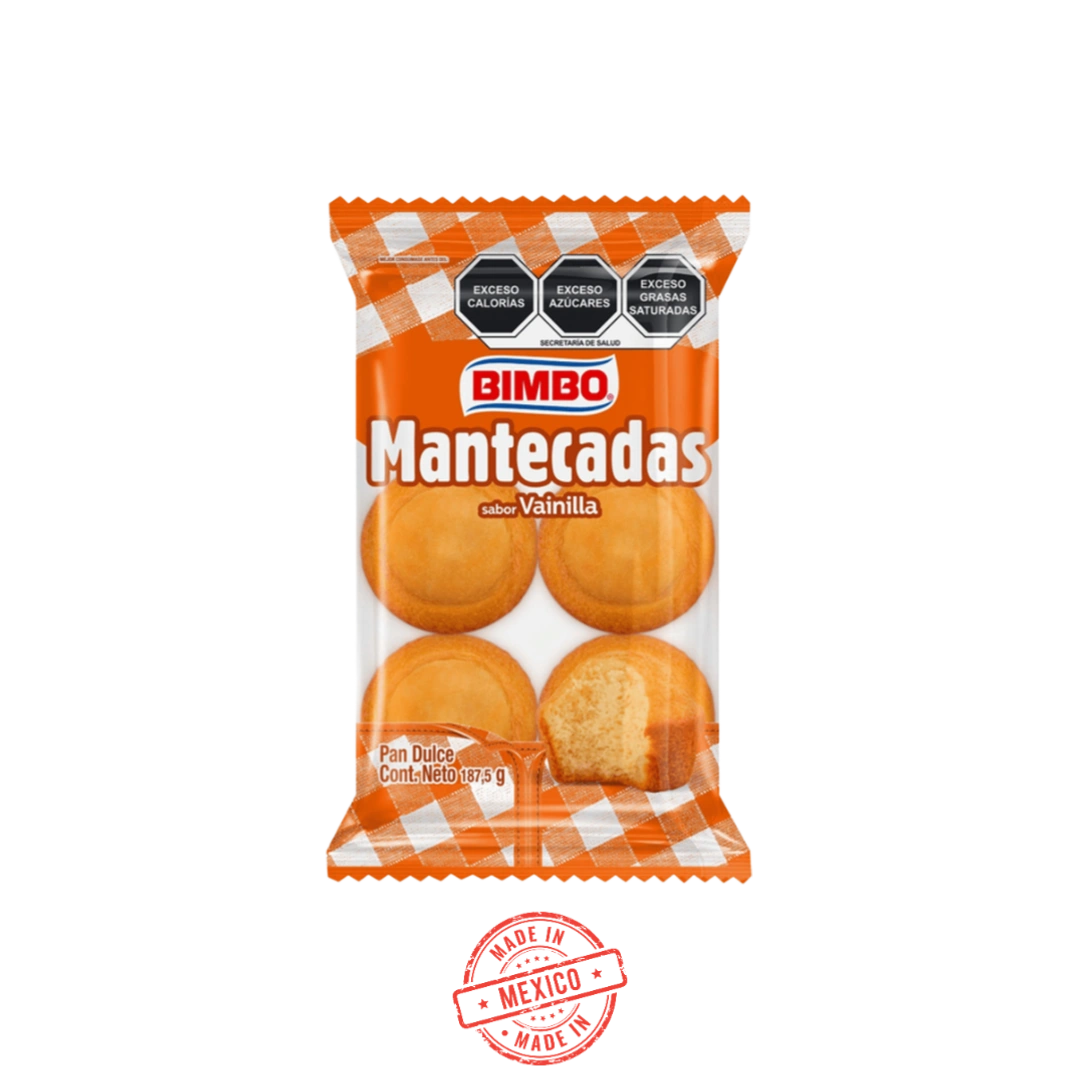 Mantecada sabor Vainilla Bimbo 188g