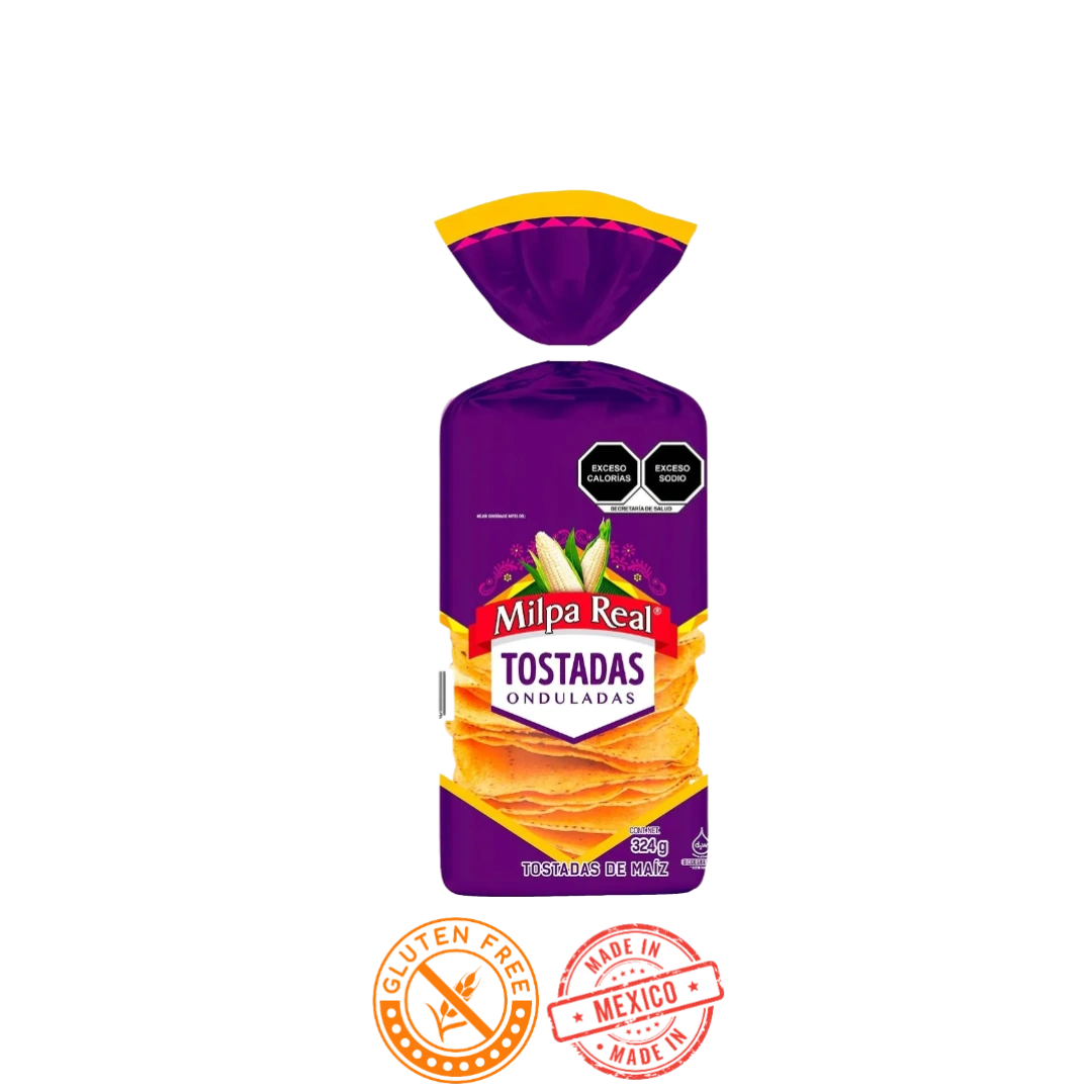 Tostadas Onduladas Milpa Real 324g